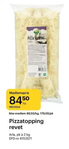 Storcash Arla Pizzatopping revet tilbud
