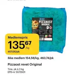 Storcash Tine Pizzaost revet Original tilbud