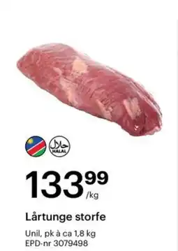 Storcash Lårtunge storfe tilbud