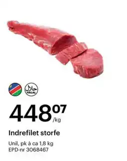 Storcash Indrefilet storfe tilbud