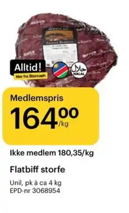 Storcash Flatbiff storfe tilbud