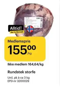 Storcash Rundstek storfe tilbud