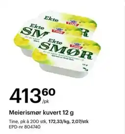 Storcash TINE Meierismør kuvert tilbud