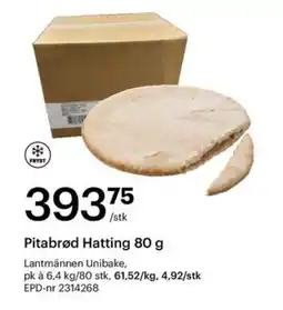 Storcash Pitabrød Hatting tilbud