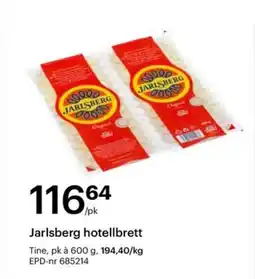 Storcash Jarlsberg hotellbrett tilbud