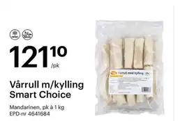 Storcash Vårrull m/kylling Smart Choice tilbud