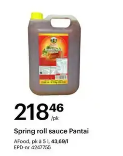 Storcash Spring roll sauce Pantai tilbud