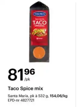 Storcash Santa Maria Taco Spice mix tilbud