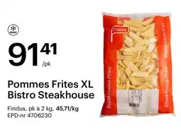 Storcash Pommes Frites XL Bistro Steakhouse tilbud