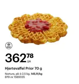 Storcash Hjertevaffel Prior tilbud