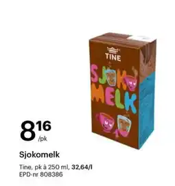 Storcash TINE Sjokomelk tilbud