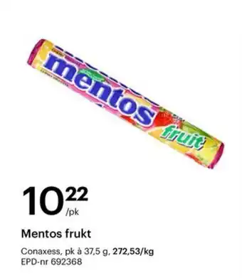 Storcash Mentos frukt tilbud
