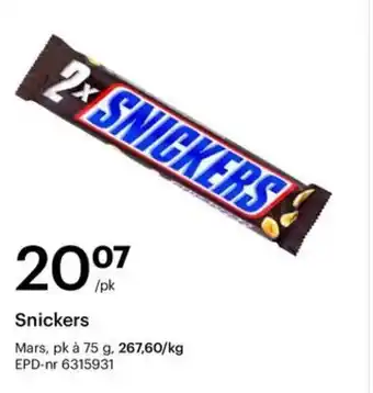 Storcash Snickers tilbud