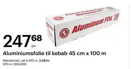 Storcash Aluminiumsfolie til kebab tilbud