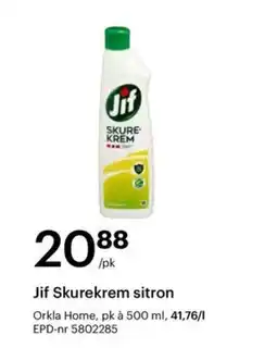 Storcash Jif Skurekrem sitron tilbud