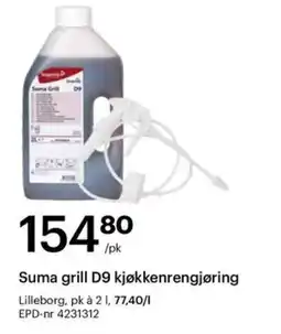 Storcash Suma grill D9 kjøkkenrengjøring tilbud