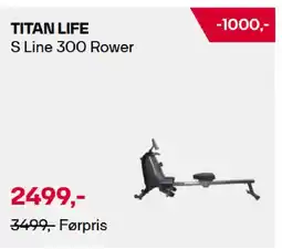 XXL Sport TITAN LIFE S Line 300 Rower tilbud