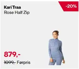 XXL Sport Kari Traa Rose Half Zip tilbud