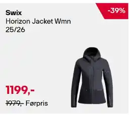 XXL Sport Swix Horizon Jacket Wmn 25/26 tilbud