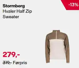 XXL Sport Stormberg Hvaler Half Zip Sweater tilbud