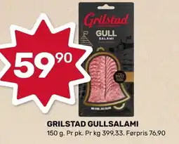 Coop Marked Grilstad gullsalami tilbud