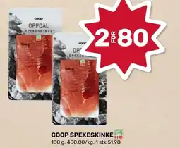 Coop Marked Coop spekeskinke tilbud