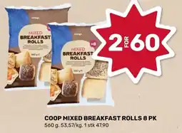 Coop Marked Coop mixed breakfast rolls 8 pk tilbud