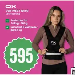 Sport Outlet VEKTVEST 10 KG tilbud