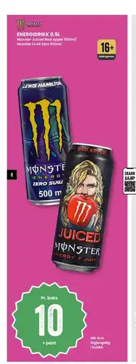 Sport Outlet ENERGIDRIKK 0,5L tilbud