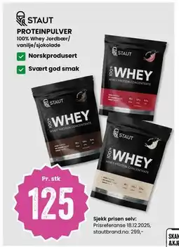 Sport Outlet PROTEINPULVER tilbud