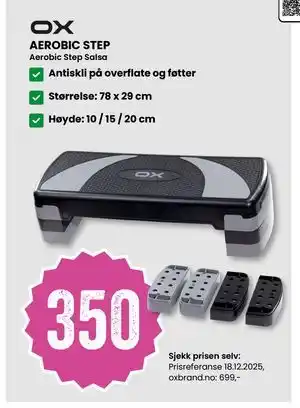 Sport Outlet AEROBIC STEP tilbud
