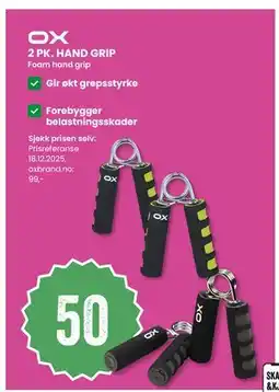 Sport Outlet 2 PK. HAND GRIP tilbud