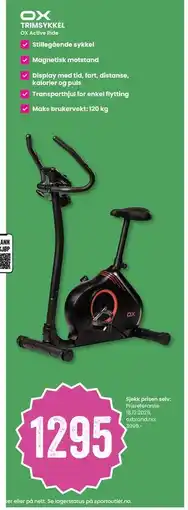 Sport Outlet TRIMSYKKEL tilbud