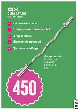 Sport Outlet CURL STANG tilbud