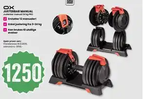 Sport Outlet JUSTERBAR MANUAL tilbud