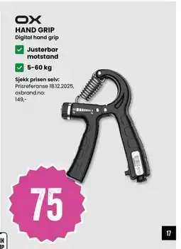 Sport Outlet HAND GRIP tilbud