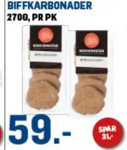 Price Lagerbutikk Biffkarbonader tilbud