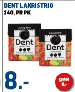 Price Lagerbutikk Dent lakristrio tilbud