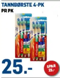 Price Lagerbutikk Tannbørste 4-pk pr pk tilbud