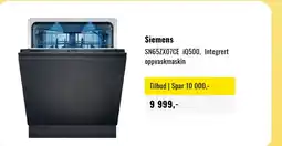 Skousen Siemens SN65ZX07CE iQ500, Integrert oppvaskmaskin tilbud