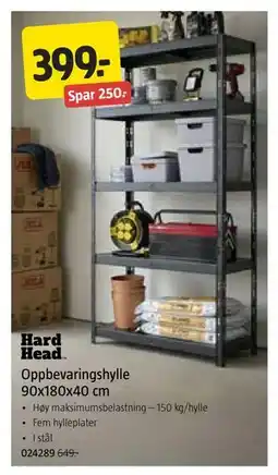 Jula Oppbevaringshylle 90x180x40 cm tilbud