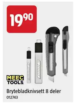 Jula Brytebladknivsett 8 deler tilbud