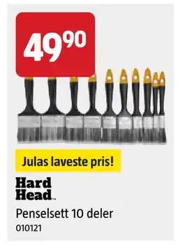 Jula Penselsett 10 deler tilbud