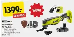 Jula Multiverktøy 18 V 2,0 Ah tilbud