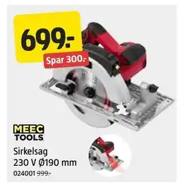 Jula Sirkelsag 230 V Ø190 mm tilbud