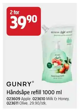 Jula Håndsåpe refill 1000 ml tilbud