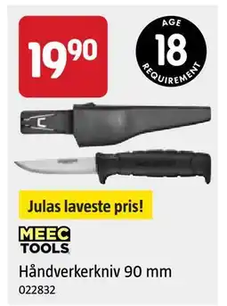 Jula Håndverkerkniv 90 mm tilbud