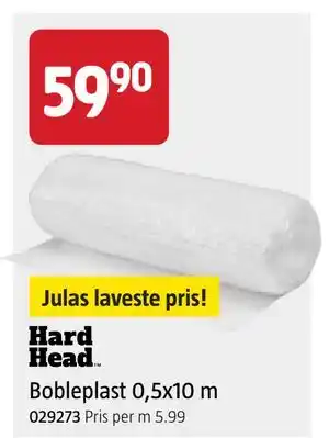 Jula Bobleplast 0,5x10 m tilbud