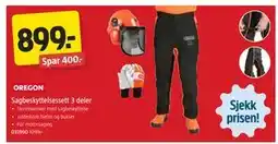 Jula Sagbeskyttelsessett 3 deler tilbud