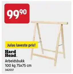 Jula Arbeidsbukk 100 kg 75x75 cm tilbud